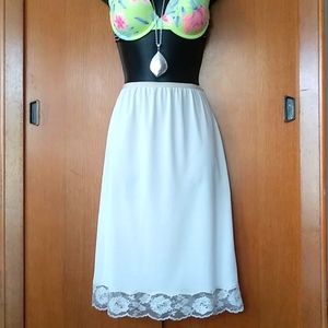 Vintage Kayser Waist Slip Cream Color Size S